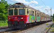 S� 315-222 f�hrt durch Maribor-Tabor Richtung Maribor Hauptbahnhof. /16.6.2013