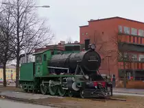 Dampflok Hv1 #554 der VR als Lok-Denkmal in der N�he des Bahnhofs von Riihim�ki, 12.4.13 (Graffiti entfernt)