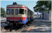 ALn 668 606 Sistemi Territoriale in der Endstation Chioggia im Podelta. (16.06.2013)