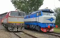 T478.3109 (ZSSKC/Cargo Slovakia 753 109-8) und T478.1002 (seit 1988 ČSD-Baureihenummer: 751 002-7; Bahnmuseum der ČD) beim Bahnfest „Rendez 2013“, Bratislava-v�chod/Pre�burg-Ost; 16.06.2013