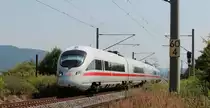 411 059-9  Passau  als ICE 1627 ist am 25.07.2012 auf den Weg nach M�nchen Hbf, hier beim passieren des B� zwischen Uhlst�dt und Rudolstadt.