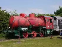 Dampfspeicherlok auf dem Gel�nde des ehemaligen Bahnhof Hollenbek (ex KBS 114 a); 11.06.2013
