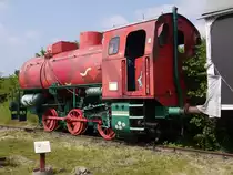 Dampfspeicherlok auf dem Gel�nde des ehemaligen Bahnhof Hollenbek (ex KBS 114 a,  Kaiserstrecke ); 11.06.2013