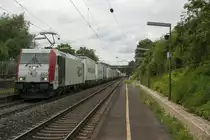 LokoMotion 185 665 mit ein EKOL-zug nach Tri�st passiert die Fotograf bei Erpel(Rhein).
Samstag 22 Juni 2013.