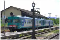Zwei ALn 668 stehen ebenfalls in Borgo San Lorenzo, wo die Infrastruktur f�r Dampffahrten noch intakt ist, wie �brigens an vielen andern Orten in Italien auch. (17.06.2013)