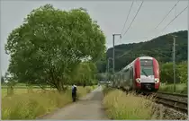 Eine  Computermaus  auf der Fahrt nach Luxembourg kurz vor Lingten.
15. Juni 2013 