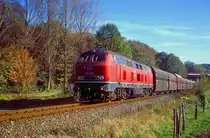 216 032 am Abzweig Anger, 01.11.1984.