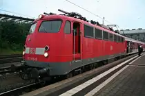 113 309-9 mit dem Az 13409 beim Betriebshalt in Darmstadt Hbf. Das Bild entstand am 31.05.13.