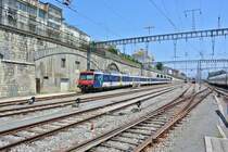 RBDe 562 003-4 abgestellt in Neuchatel, 06.07.2013.