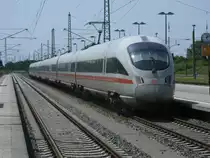 ICE 411 026  Leipzig  verlie� als ICE 1715 Binz-M�nchen,am 07.Juli 2013,Bergen/R�gen.