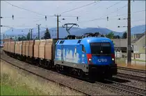 1016.023 durchf�hrt am 08.07.13 mit einem Innofreight Ganzzug den Bhf Neunkirchen/N� Richtung Wr.Neustadt.
