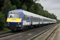 MRCE 182 534-8 / ES 64 U2 - 034 schiebt den HKX mit NOB Wittenberger von Hamburg nach K�ln durch Bohmte am 25.06.2013