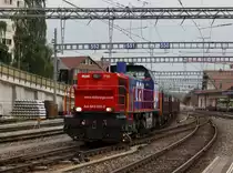 Die Am 843 060 bei einer Rangierfahrt am 29.06.2011 in Spiez.