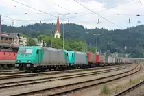 185 615 und 185 618, Kufstein, 6.7.2013