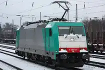 ITL E 186 127 am 6.2.13 als Lz in D�sseldorf-Rath.