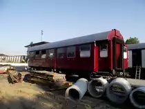 Ein Dreiachser Umbauwagen ist auch im Besitz des MECI
(Modelleisenbahnclub Neu-Isenburg) in dem ich Mitglied bin. Hier am 08.07.13 in 
Neu-Isenburg