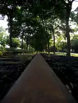 Ein stillgelegtes Gleis am 08.07.13 in Neu-Isenburg 