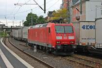 Am 22.05.2013 stand die Franzosentaugliche 185 022-1 abgestellt in Worms.