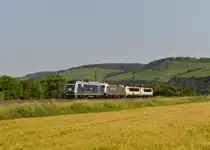 223 081 (ER20 2007) + 127 001 + 180 280 (1828) + 180 270 (1827) als Lz nach M�nchen-Allach am 06.07.2013 bei Himmelstadt.