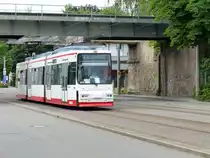 SVZ Wagen 906 nach Neuplanitz am 04.07.2013 auf der �usseren Schneeberger Strasse.
