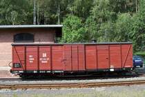 G�terwagen DR 97-13-37 GGwhEI am 17.09.2006 in Kurort Oybin, der Wagen wurde 1918 in Werdau gebaut, Eigent�mer und Restaurator ist der Interessenverband der Zittauer Schmalspurbahnen e.V.