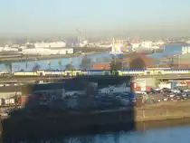 Ein Metronom nahe dem Hamburger Hafen, 2.April 2013.