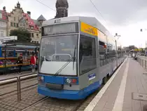 LVB Wagen 1132 als 12 Johannisplatz am Goerdelerring (2.7.13)