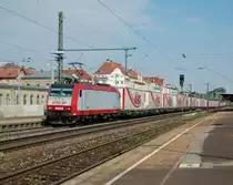 4003 der CFL ist mit dem DGS 49510 MARS Logistics auf der Filsbahn Richtung Kornwestheim unterwegs.Das Bild wurde in Esslingen am Neckar am 9.7.2013 aufgenommen.Ich denke ich spreche f�r viele die im Filstal Fotos machen,aber das ist wohl zurzeit der sch�nste KLV auf der KBS 750!!.