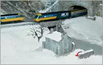 Langsam wird die Schneelandschaft um Cwynbachcwm fertig, und ich kann mich in K�rze dem Meer zuwenden...
T Gauge, Massstab 1:450
11. Juli 2013