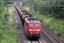 151 125-2 auf der Hamm-Osterfelder Strecke in Recklinghausen 12.7.2013