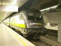 1116 142-9 CAT - City Airport Train im Bahnhof Flughafen Wien, 25.9.2006