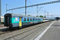 B EWII 50 85 20-34 583-8 mit 7 weiteren ausrangierten Wagen in M�hlin, 15.07.2013.