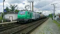 FRET 370041 von Akiem durchf�hrt mit einem Kesselzug den Hp Dresden-Cotta (13.7.2013)