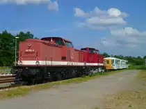 201 792-9, 201 380-3, ein SKL, 771 023-9, 971 646-5 und 771 013-0 zusehen am 15.07.13 in Zinnowitz.