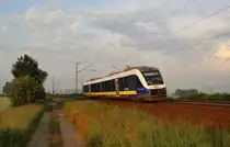 Am 19.Juni 2013 war VT648 187 als NWB bei Burgstemmen auf dem Weg nach Hildesheim Hbf.