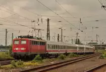 115 114-1 mit PbZ 2471 in Neuss Hbf am 12.07.13.