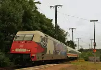 101 070-1 mit IC in K�ln West am 10.07.13.