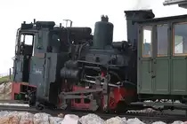 N�SBB 999.05 am 14.Juli 2013 in der Bergstation Hochschneeberg.
