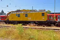 Tunnel Instandsetzungs Fahrzeug 705 001-6 in Neckarelz abgestellt am Sonntag den 21.7.2013