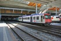 Bt NPZ, ex. MThB, 50 85 29-35 974-9 an einem EW I/II Pendel beim Wenden als RE 2946/2951 in Bern, 03.08.2013.

