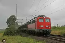 139 287-7 mit dem Henkelzug am 08.08.2013 in Porz-Wahn.