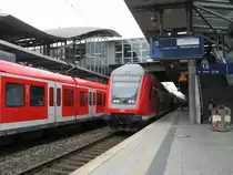 Dieser Dosto-Stw erreicht am 12.7.13 mit dem RE 2 Richtung M�nster D�sseldorf-Flughafen. 