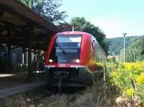 641 035 steht am 15.August 2013 als RB aus Fr�ttst�dt in Friedrichroda.