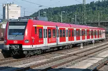423 462-1 ( 94 80 0423 462-1 D-DB ), Alstom (LHB) 423.0-430, Baujahr 2005, Eigentümer: DB Regio AG - Region Baden-Württemberg, Fahrzeugnutzer: S-Bahn Stuttgart, [D]-Stuttgart, Bh Plochingen, 17.08.2013, Plochingen Bf