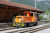 Sch�ma Diesellok der Rh�tischen Bahn Nr. 119 am 20.5.2009 in
Reichenau