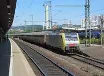 189 926 von Dispolok / TXL zieht am 16. August 2013 einen ARS-Altmannzug durch G�ttingen.