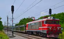 S� 363-029 zieht G�terzug durch Maribor-Tabor Richtung Norden. /15.7.2013