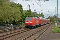 146 113-6  Baden-W�rttemberg erfahren  (BW Freiburg) am 09.05.2013 bei der Einfahrt auf Gleis 4 im Freiburger Hbf gen S�den.