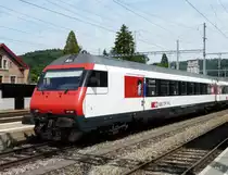 SBB - Steuerwagen 2 Kl. Bt 50 85 28-94 977-1 mit RE im Bahnhof Burgdorf am 03.08.2013