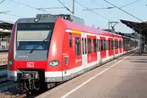 423 016-5 (94 80 0423 016-5 D-DB ), Alstom (LHB) 423.0-026, Baujahr 1999, Eigentümer: DB Regio AG - Region Baden-Württemberg, Fahrzeugnutzer: S-Bahn Stuttgart, [D]-Stuttgart, Bh Plochingen, 17.08.2013, Plochingen Bf
